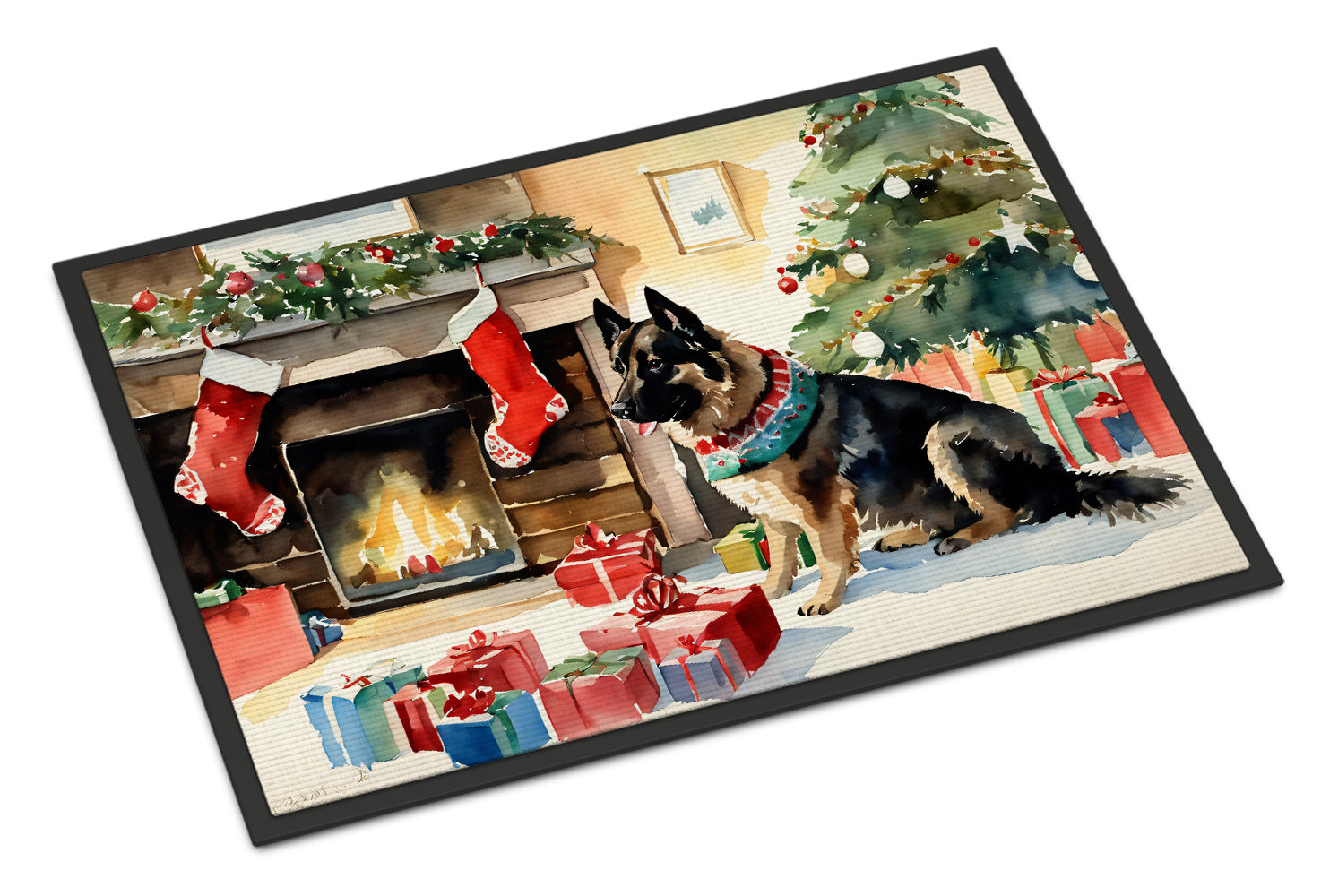Buy this Norwegian Buhund Cozy Christmas Doormat