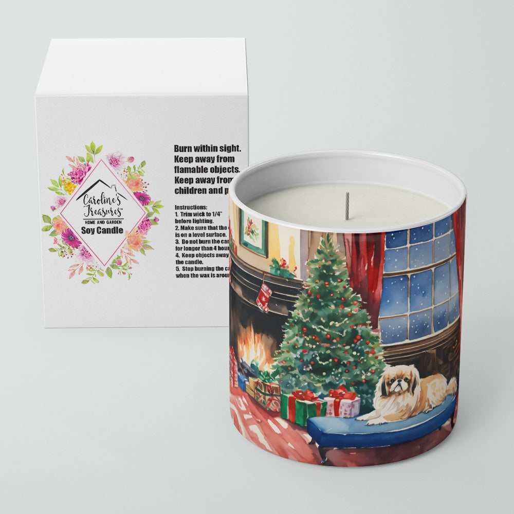 Buy this Pekingese Cozy Christmas Decorative Soy Candle