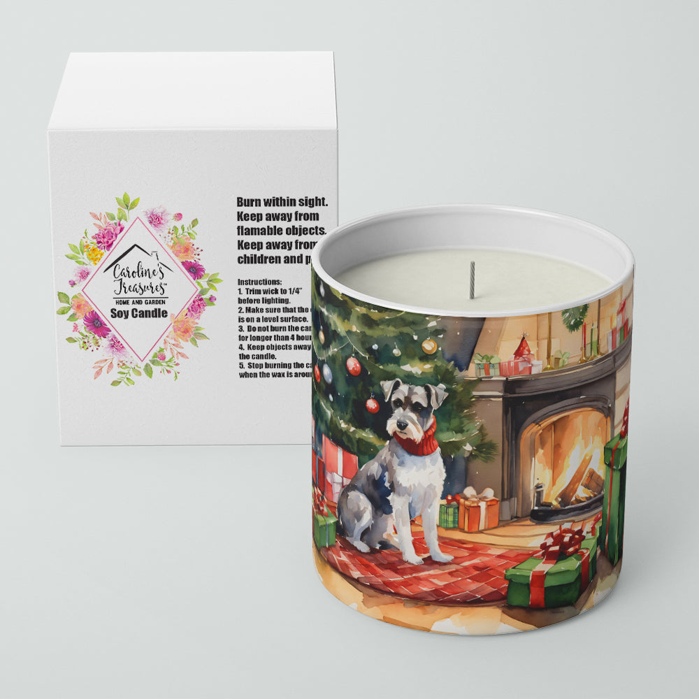 Buy this Schnauzer Cozy Christmas Decorative Soy Candle