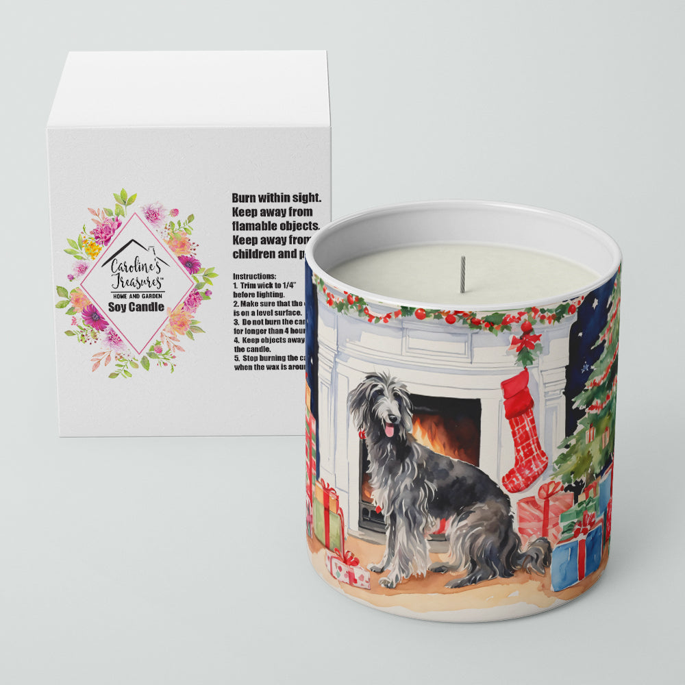 Buy this Scottish Deerhound Cozy Christmas Decorative Soy Candle