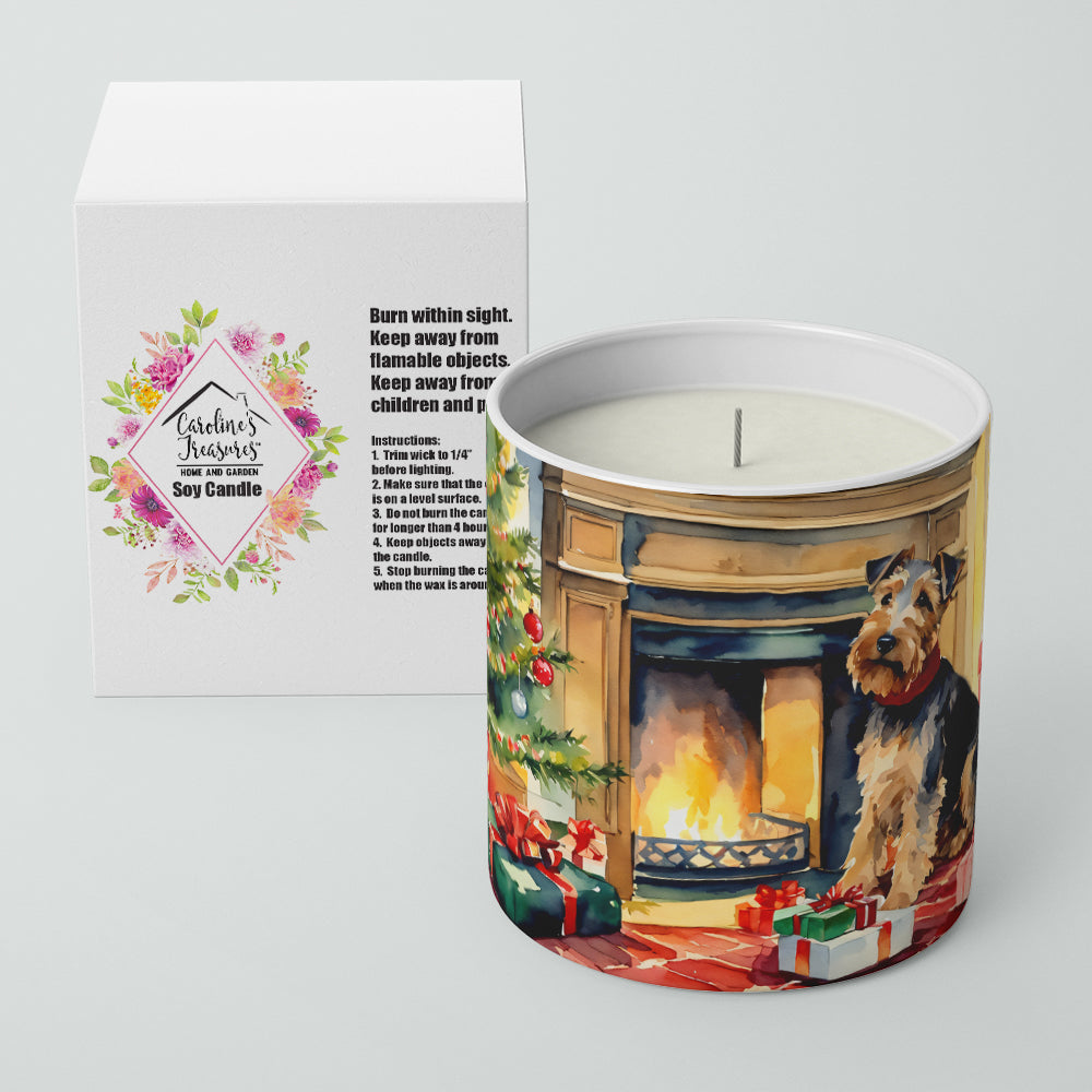 Buy this Welsh Terrier Cozy Christmas Decorative Soy Candle