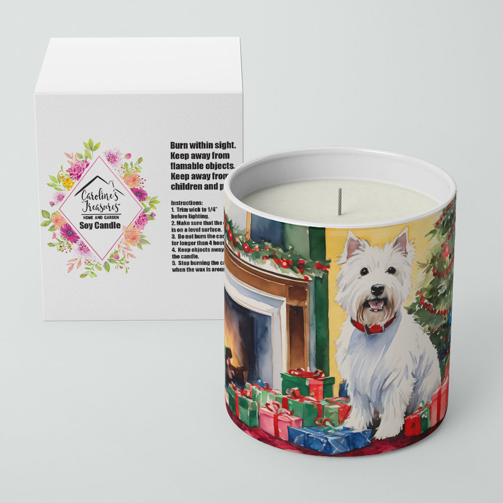 Buy this Westie Cozy Christmas Decorative Soy Candle