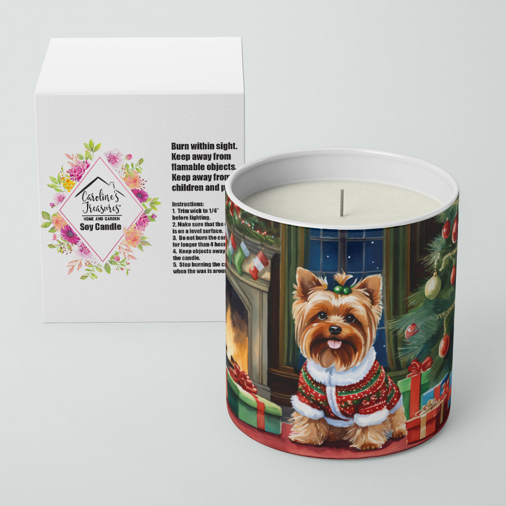 Buy this Yorkshire Terrier Cozy Christmas Decorative Soy Candle