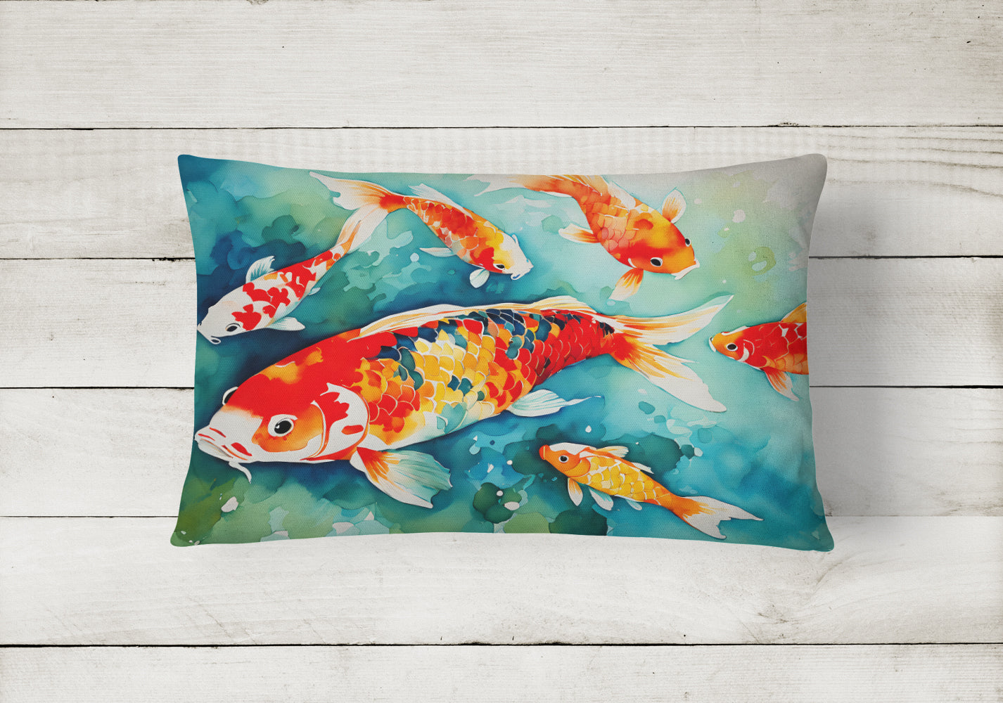 Buy this Koi Fish Throw Pillow