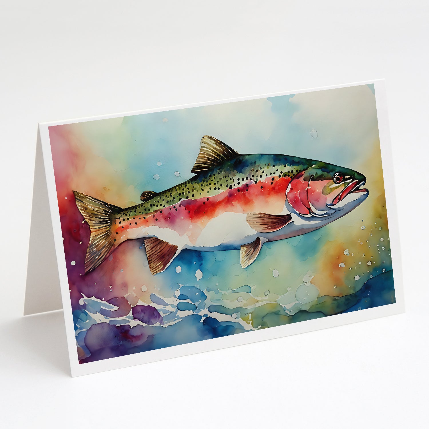 Buy this Rainbow Trout Greeting Cards Pack of 8
