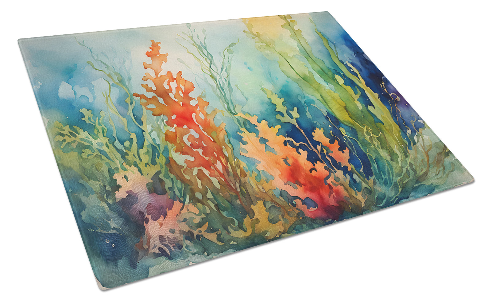 Buy this Seaweed Glass Cutting Board Large