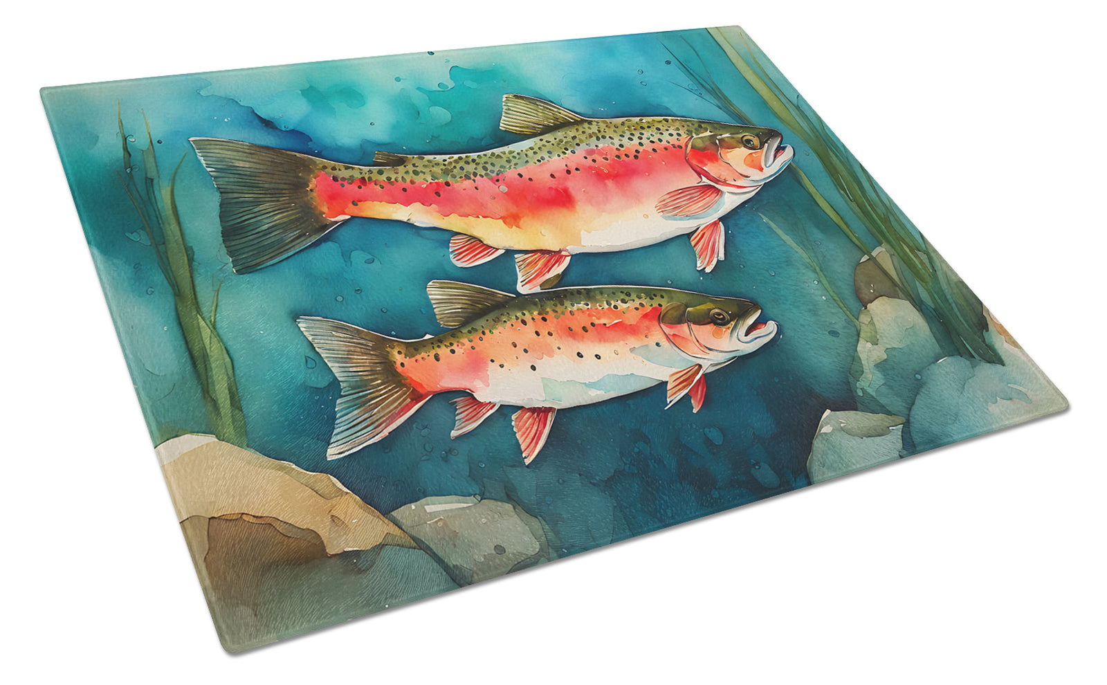 Buy this Trout Glass Cutting Board Large