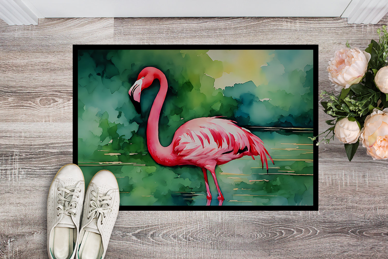 Buy this Flamingo Doormat