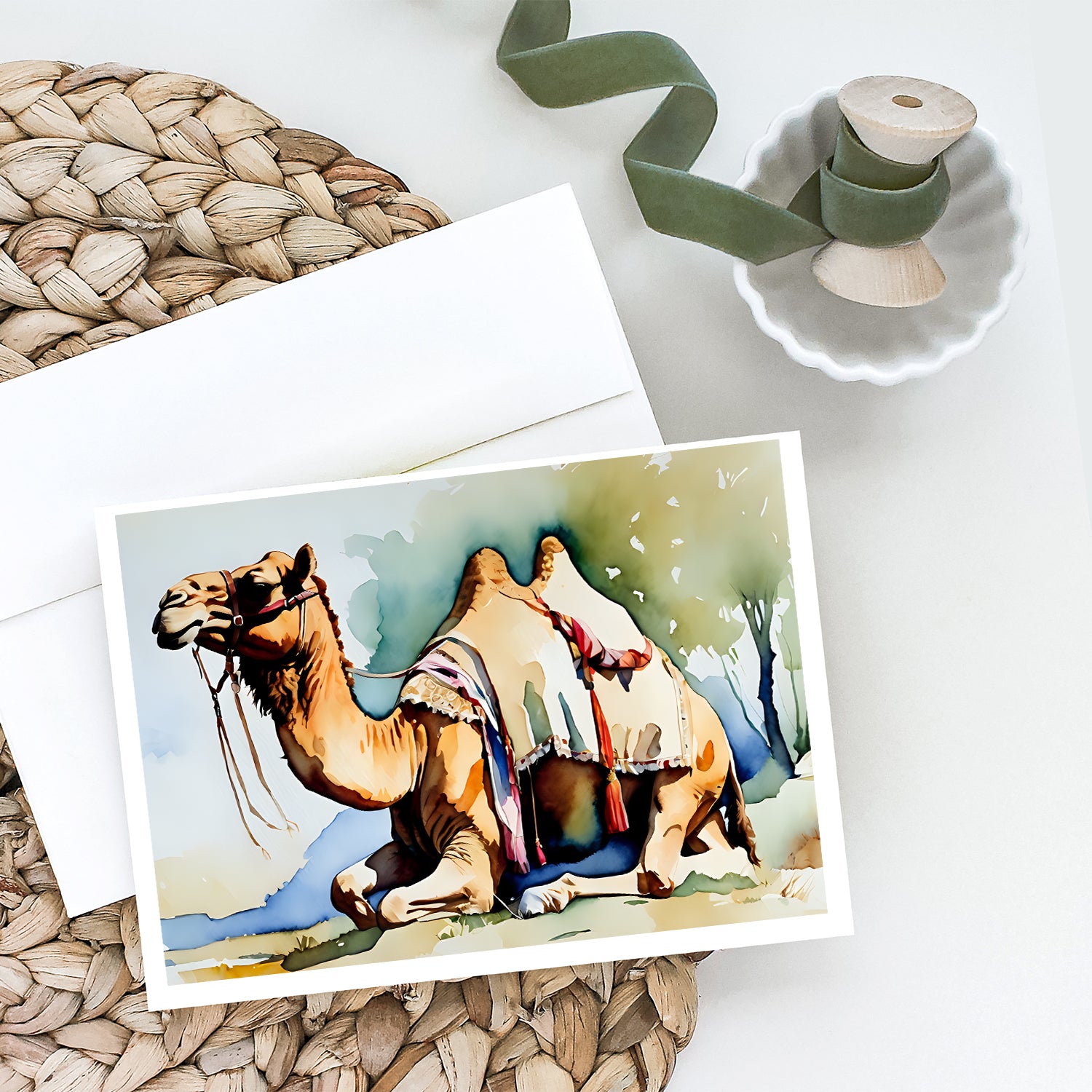 Camel Greeting Cards Pack of 8