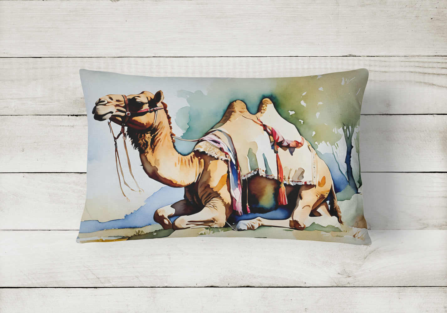 Camel Throw Pillow