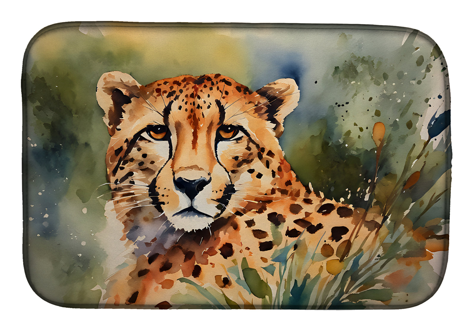 Buy this Cheetah Dish Drying Mat