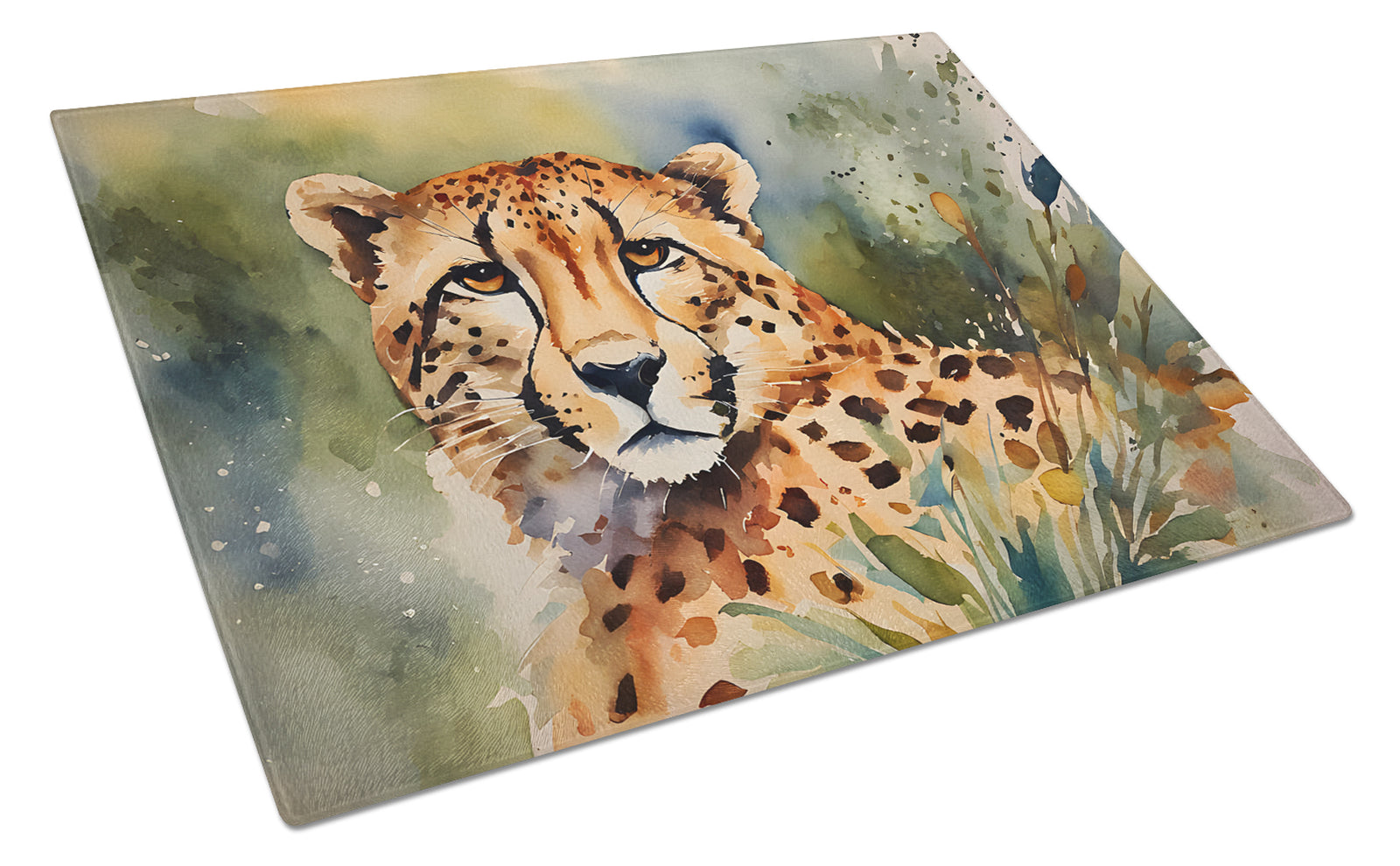 Buy this Cheetah Glass Cutting Board Large