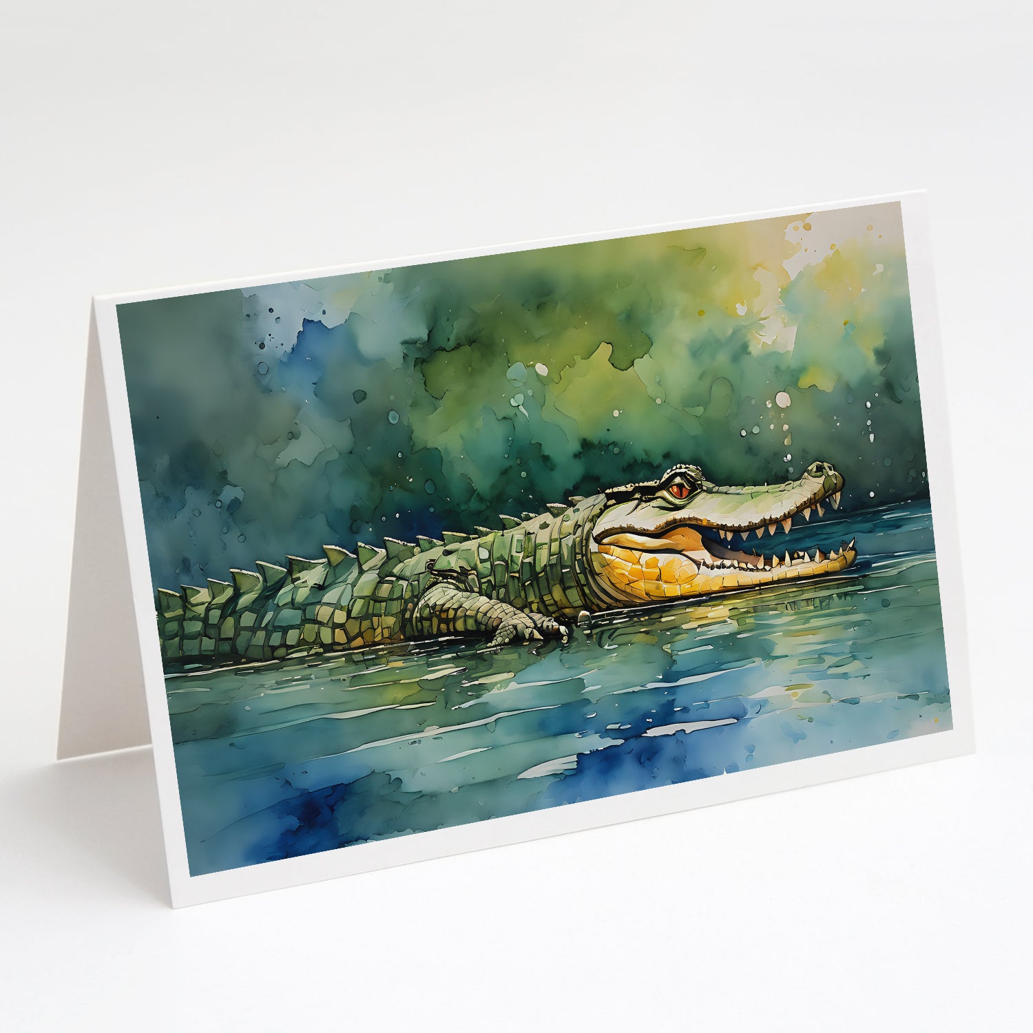 Buy this Crocodile Greeting Cards Pack of 8