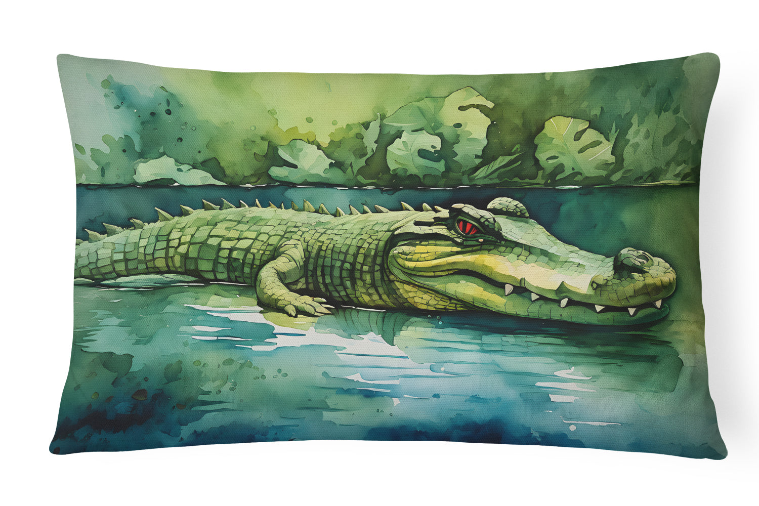 Buy this Crocodile Throw Pillow