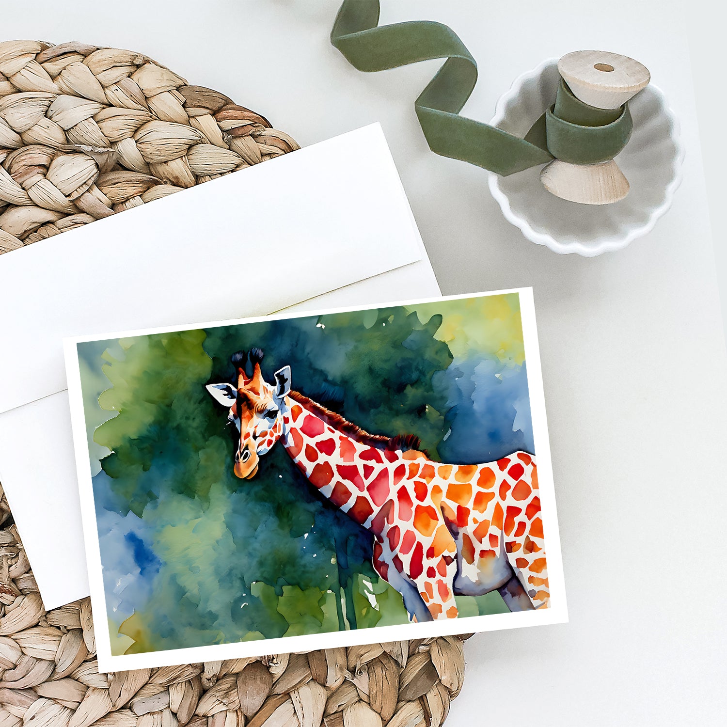 Buy this Giraffe Greeting Cards Pack of 8