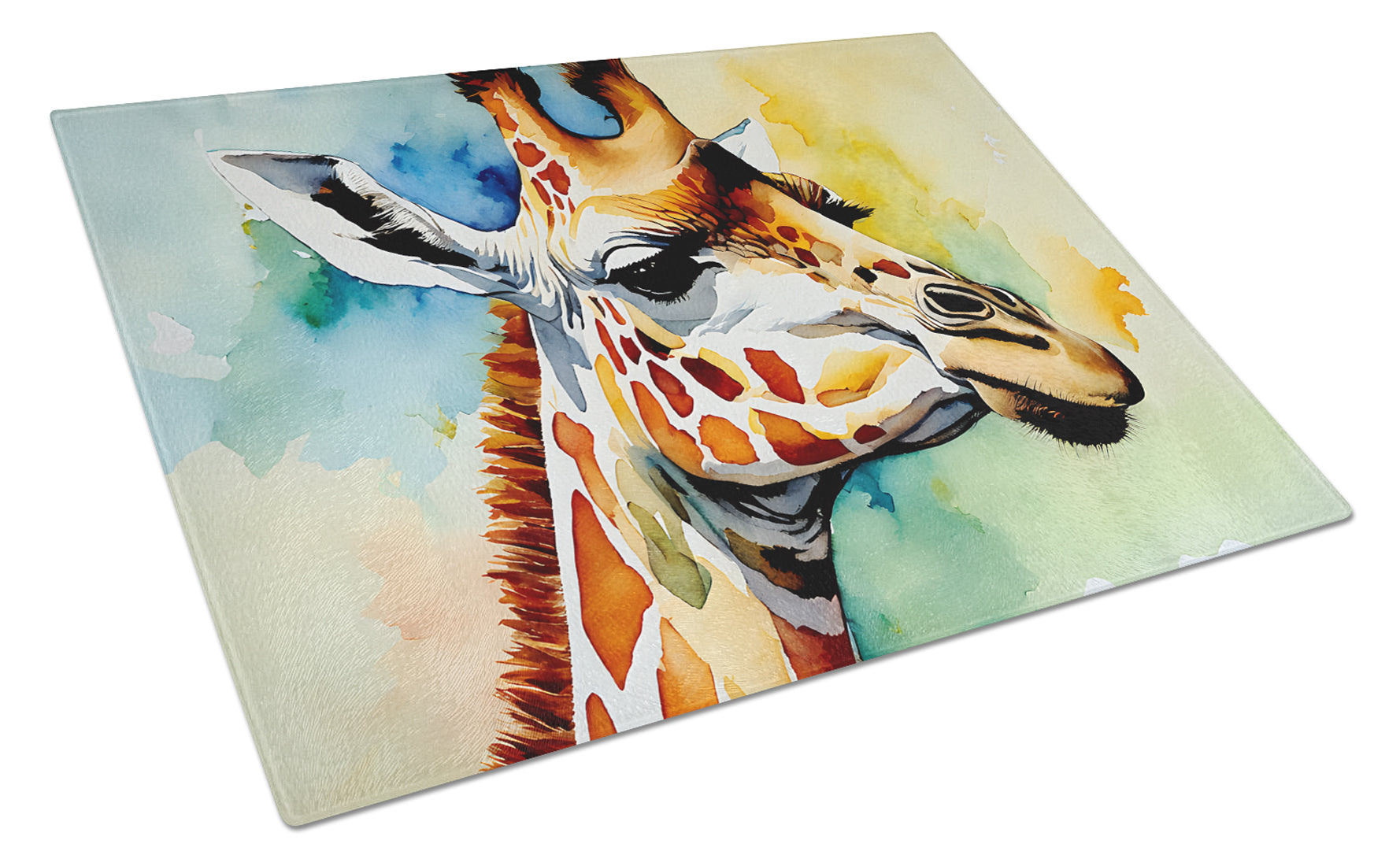 Buy this Giraffe Glass Cutting Board Large