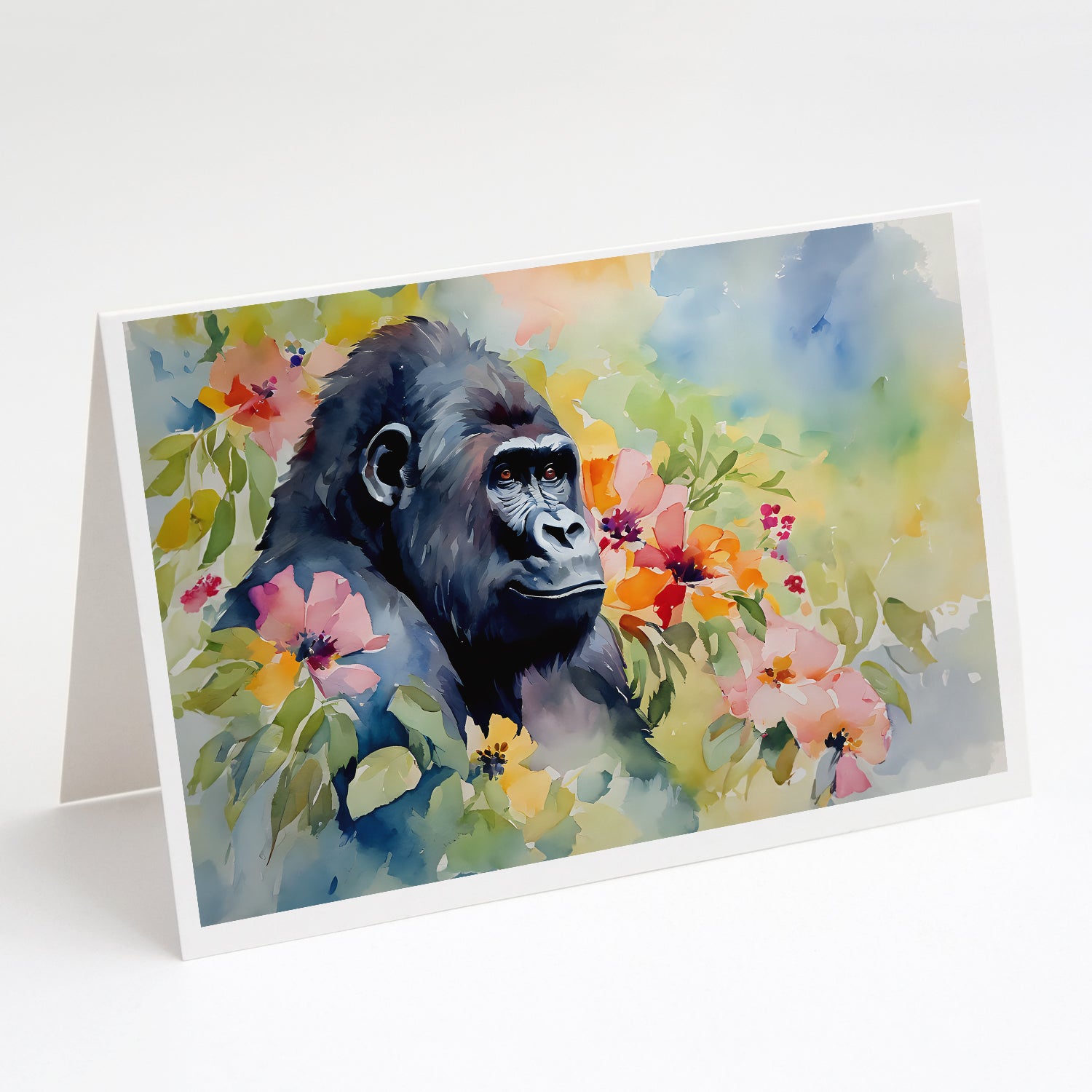 Buy this Gorilla Greeting Cards Pack of 8