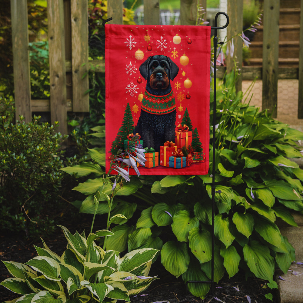 Buy this Black Russian Terrier Holiday Christmas Garden Flag