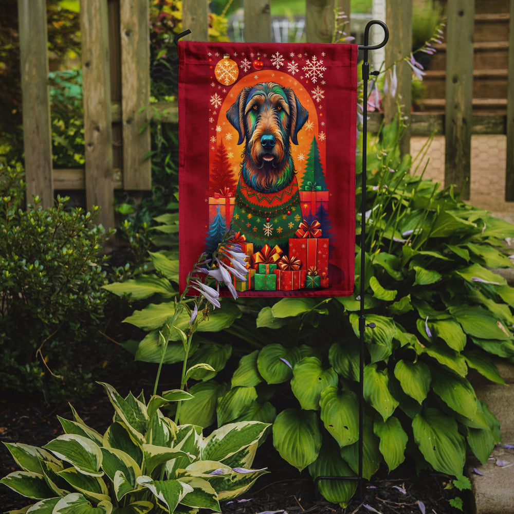 Buy this Irish Wolfhound Holiday Christmas Garden Flag