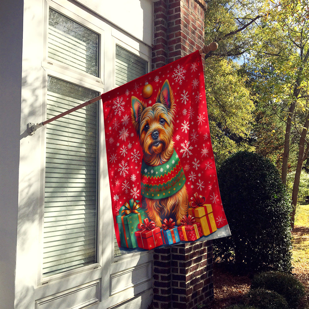 Buy this Norwich Terrier Holiday Christmas House Flag
