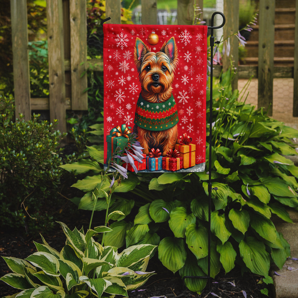 Buy this Norwich Terrier Holiday Christmas Garden Flag
