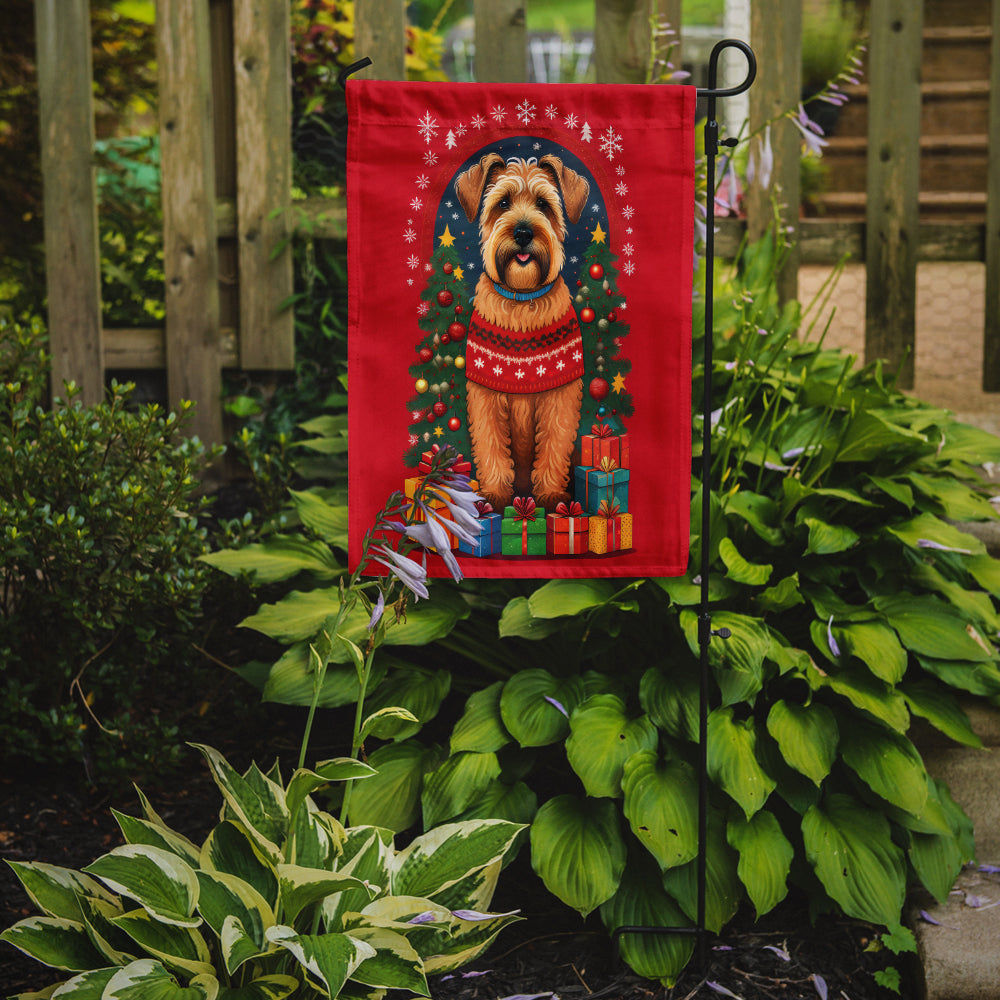 Buy this Wheaten Terrier Holiday Christmas Garden Flag