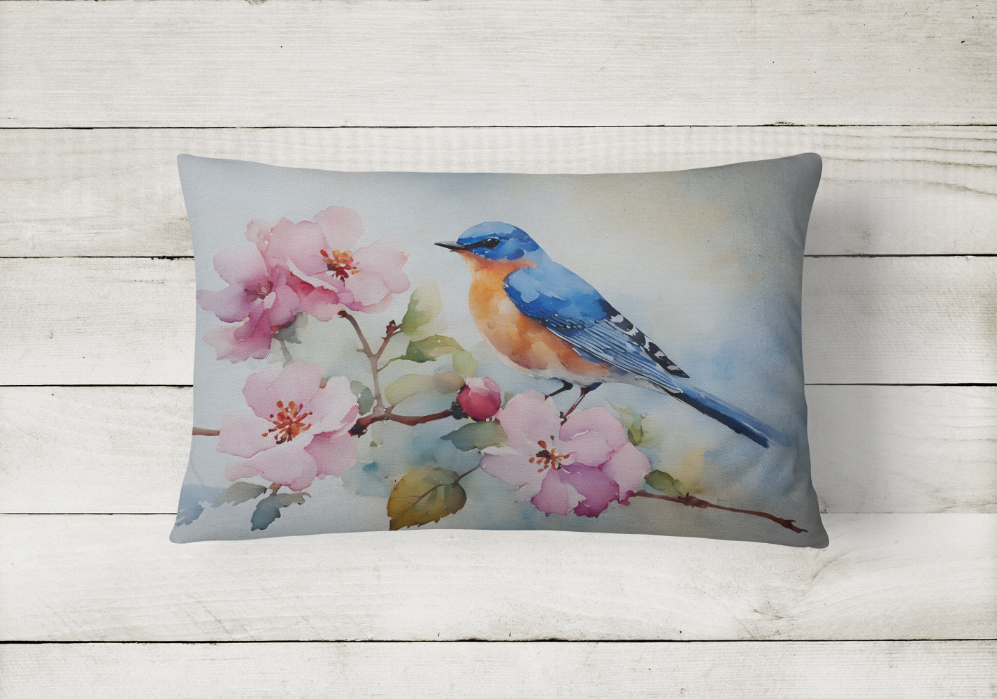 Bluebird Throw Pillow