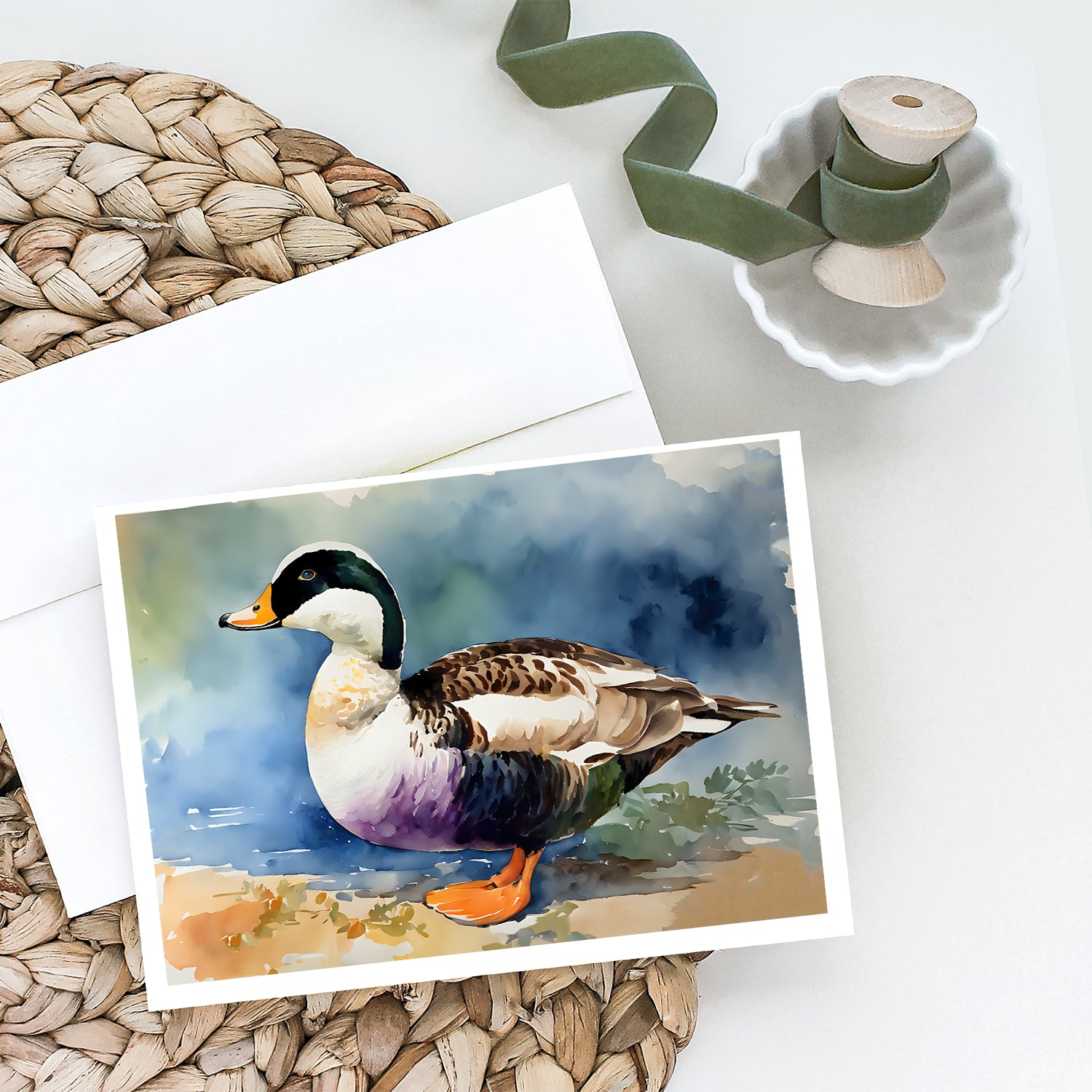 Buy this Common Eider Duck Greeting Cards Pack of 8