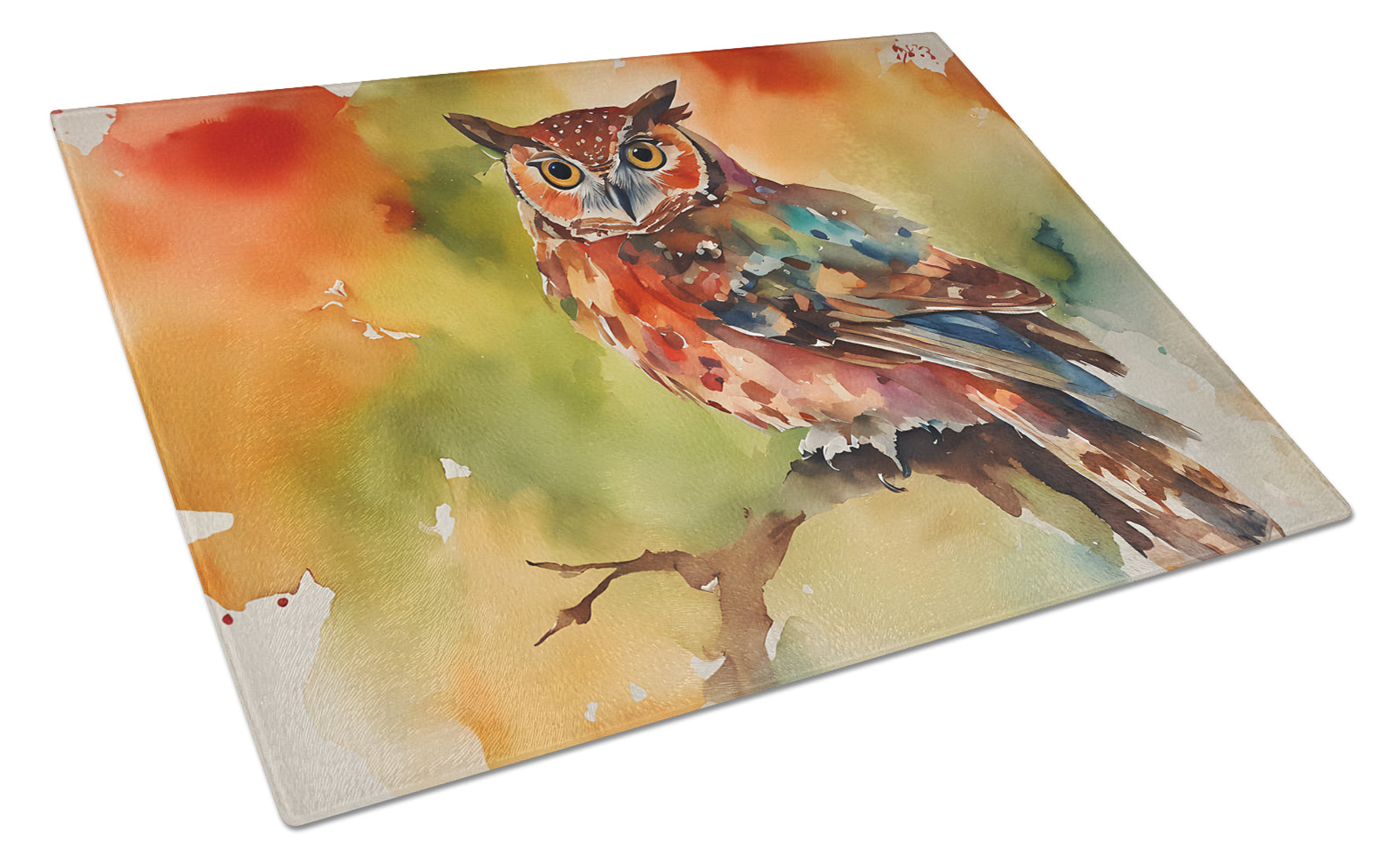 Buy this Elf Owl Glass Cutting Board
