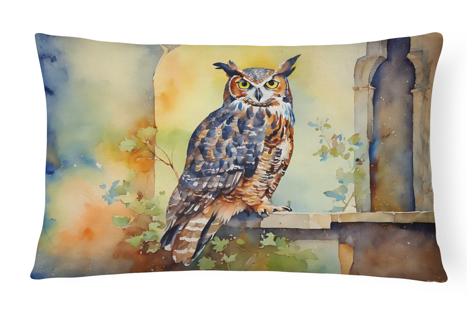 Buy this Great Horned Owl Throw Pillow