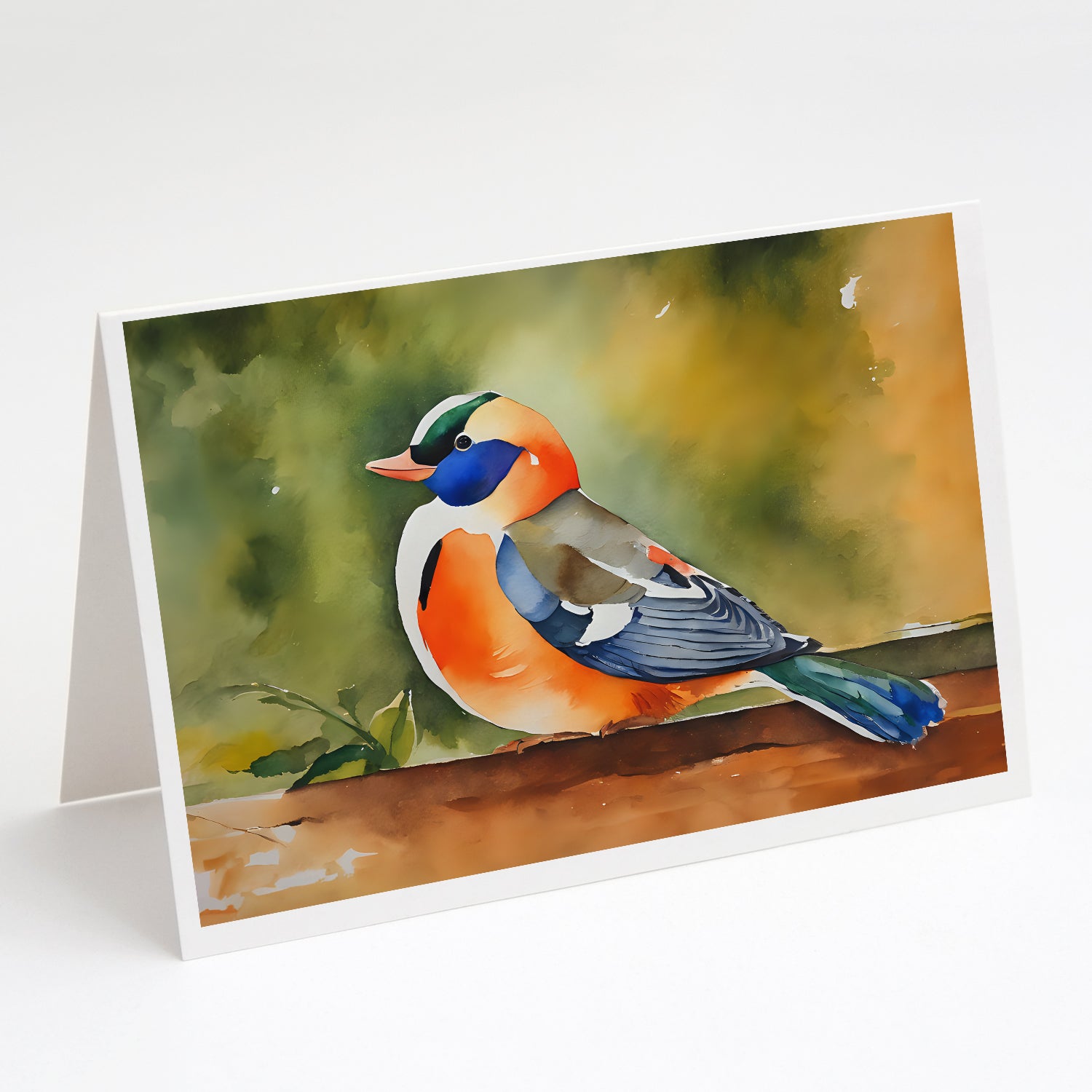 Buy this Mandarin Duck Greeting Cards Pack of 8