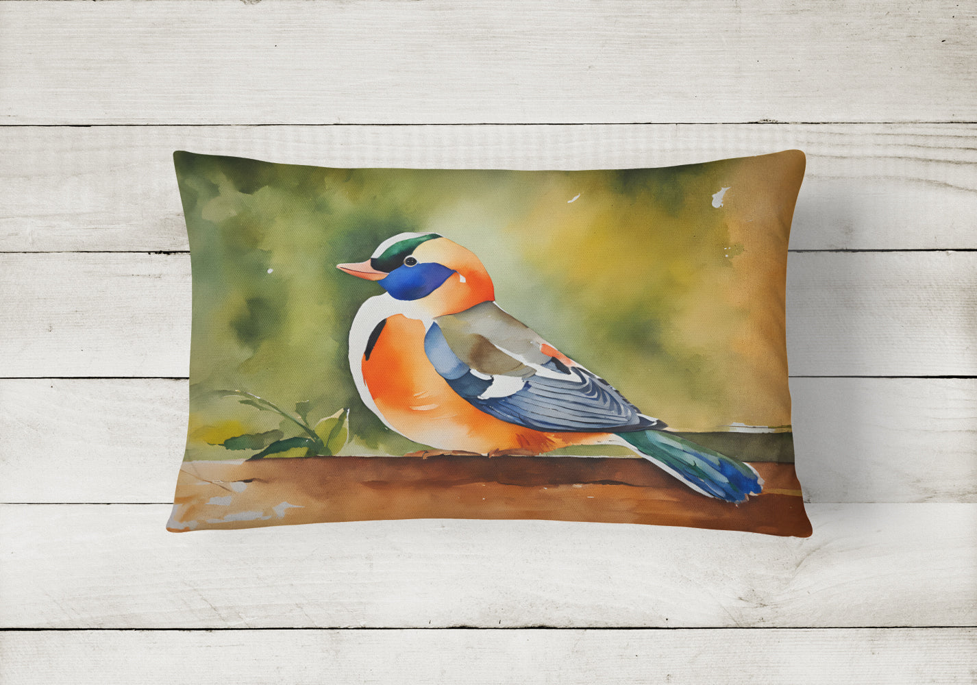 Buy this Mandarin Duck Throw Pillow