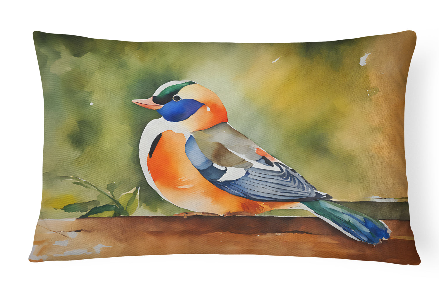Buy this Mandarin Duck Throw Pillow