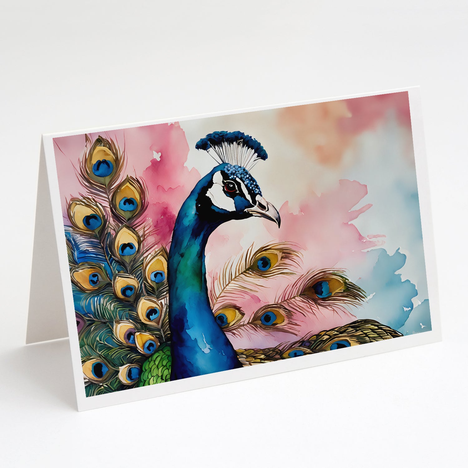 Buy this Peacock Greeting Cards Pack of 8