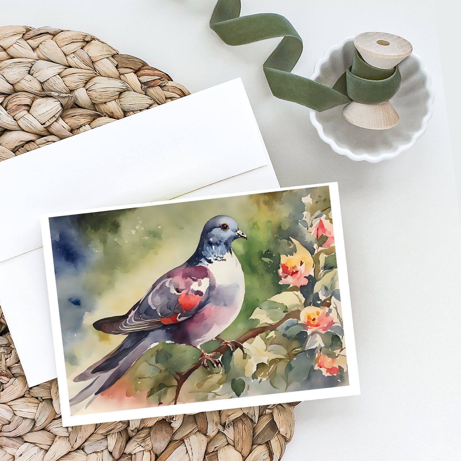 Pigeon Greeting Cards Pack of 8