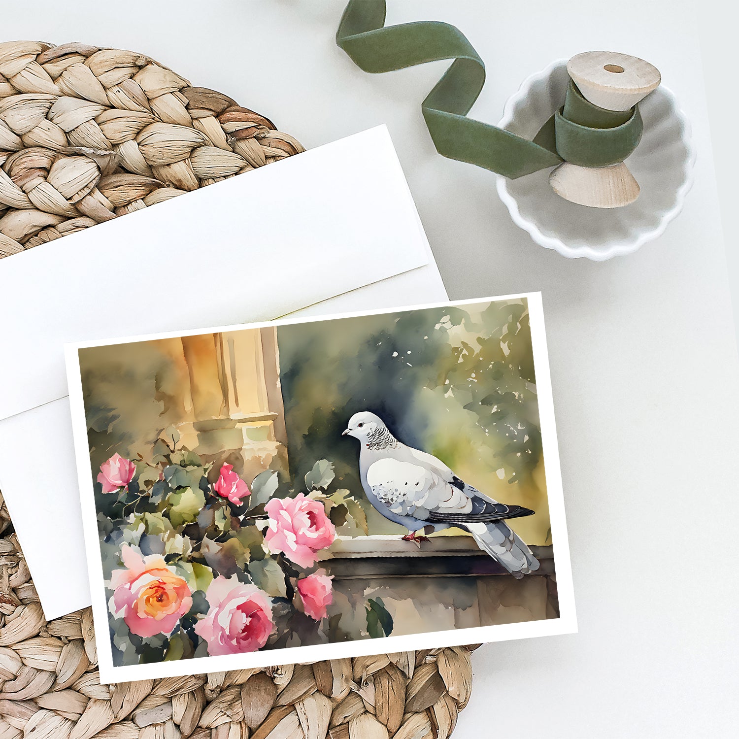 Pigeon Greeting Cards Pack of 8