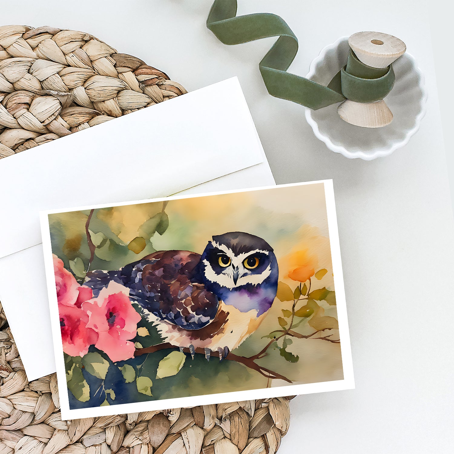 Buy this Spectacled Owl Greeting Cards Pack of 8
