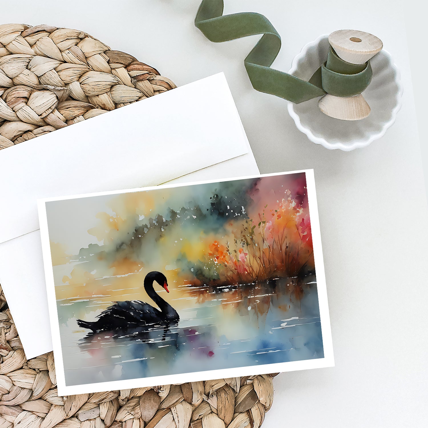 Buy this Black Swan Greeting Cards Pack of 8