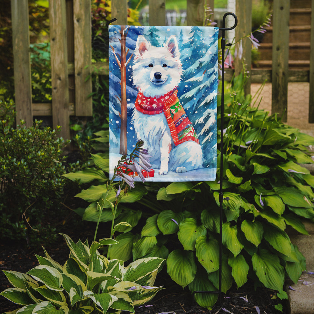Buy this American Eskimo Christmas Garden Flag