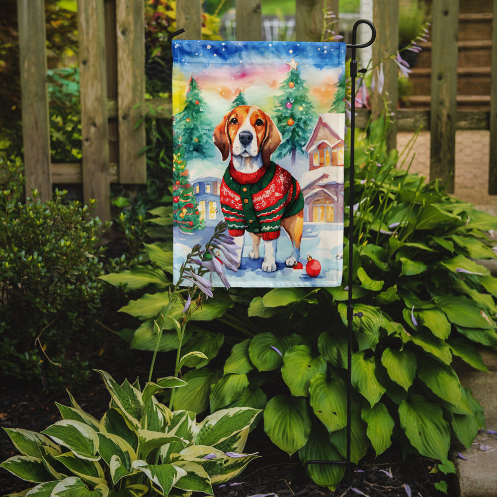 Buy this Beagle Christmas Garden Flag