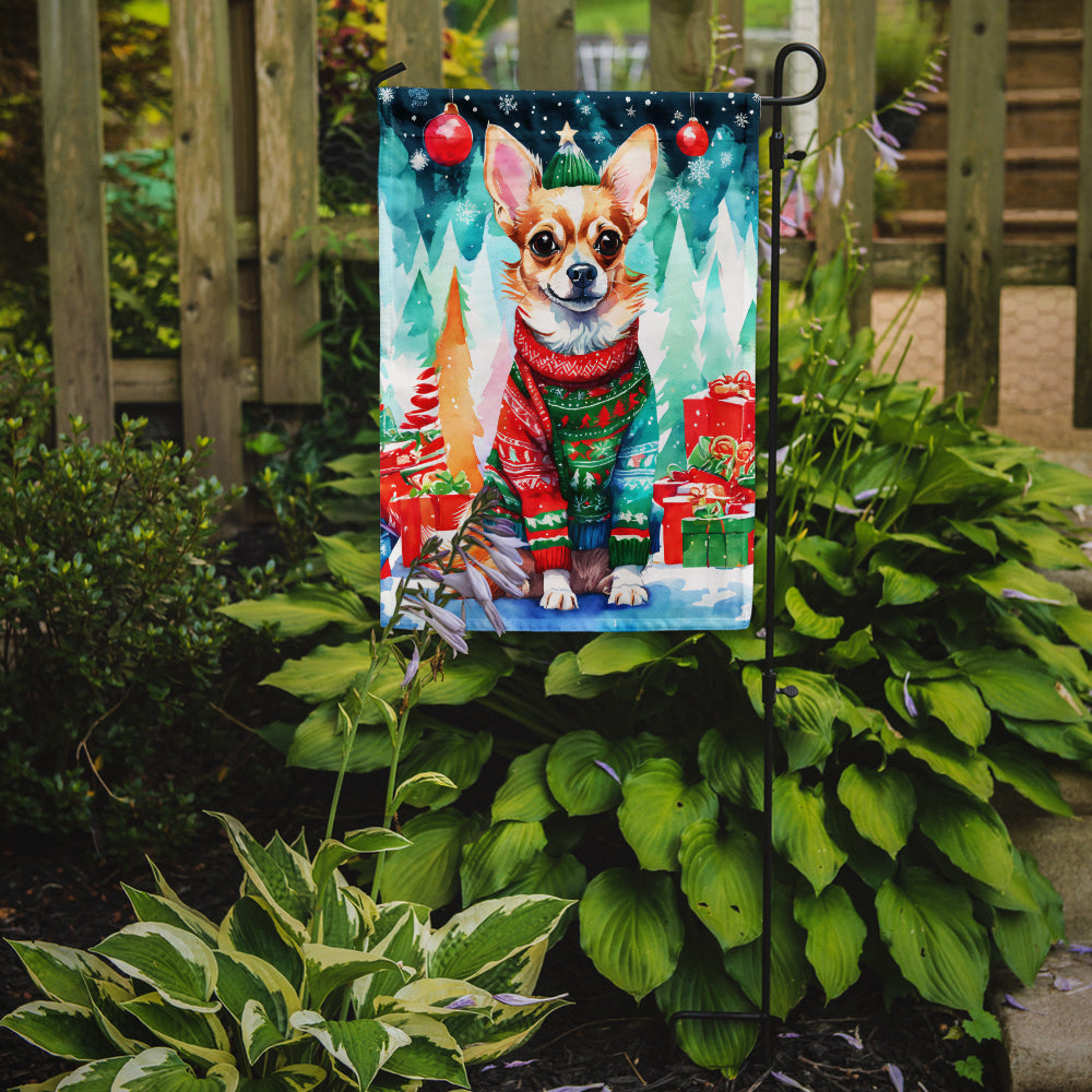 Buy this Chihuahua Christmas Garden Flag