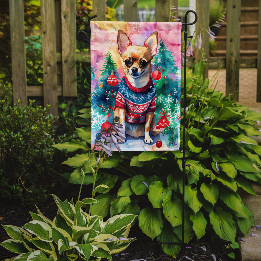 Buy this Chihuahua Christmas Garden Flag