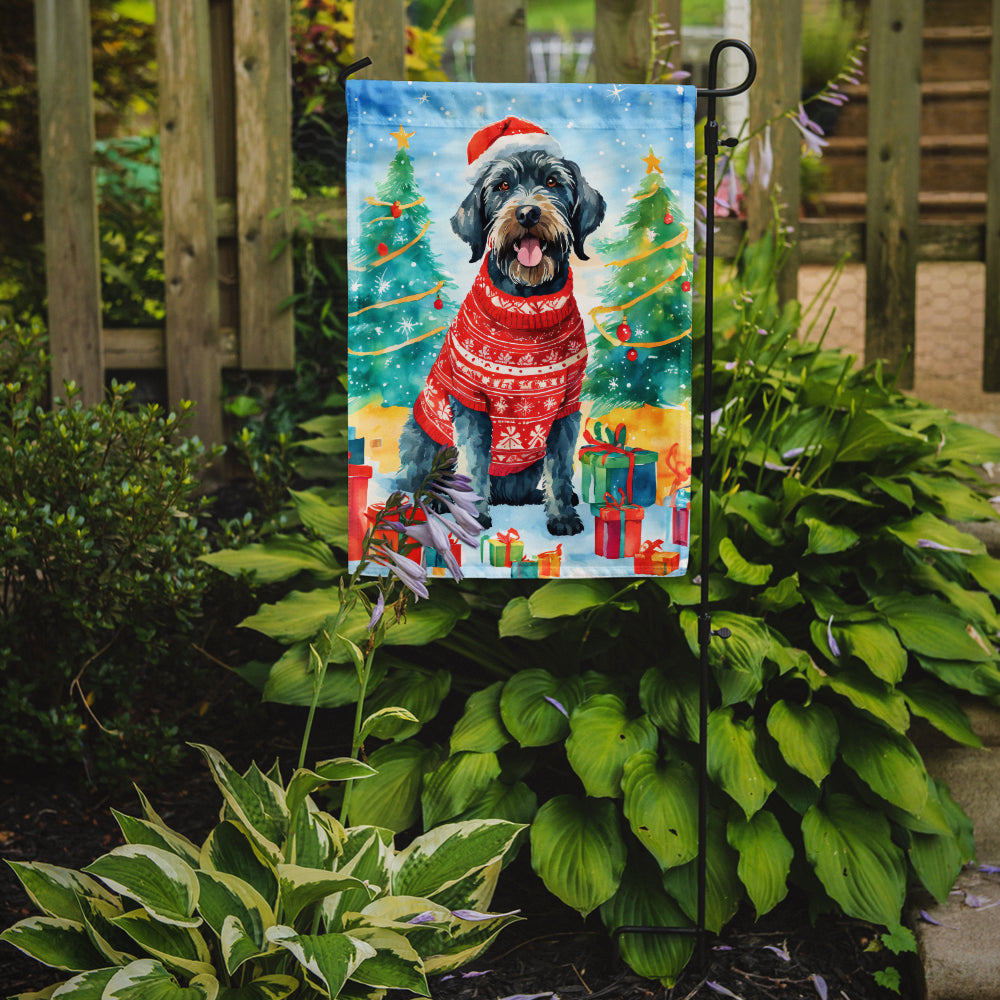 Buy this German Wirehaired Pointer Christmas Garden Flag