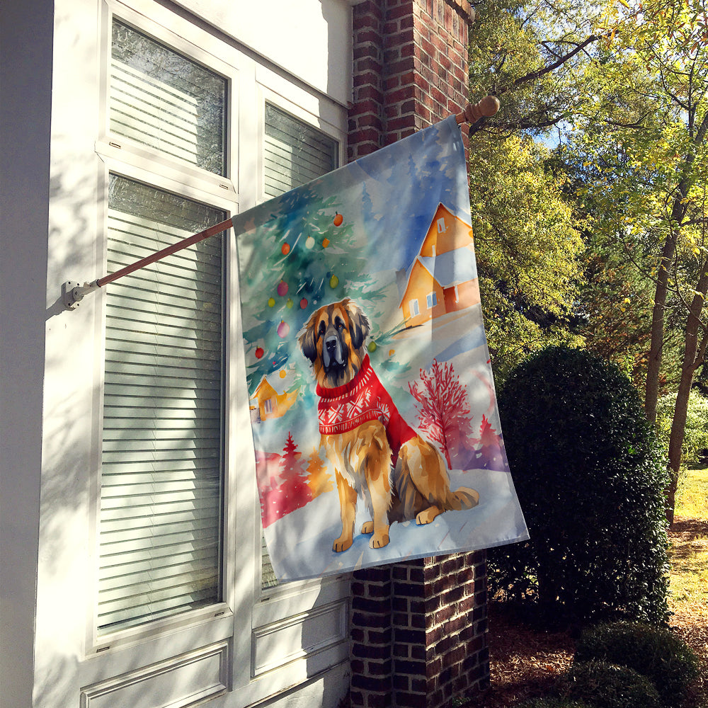 Buy this Leonberger Christmas House Flag