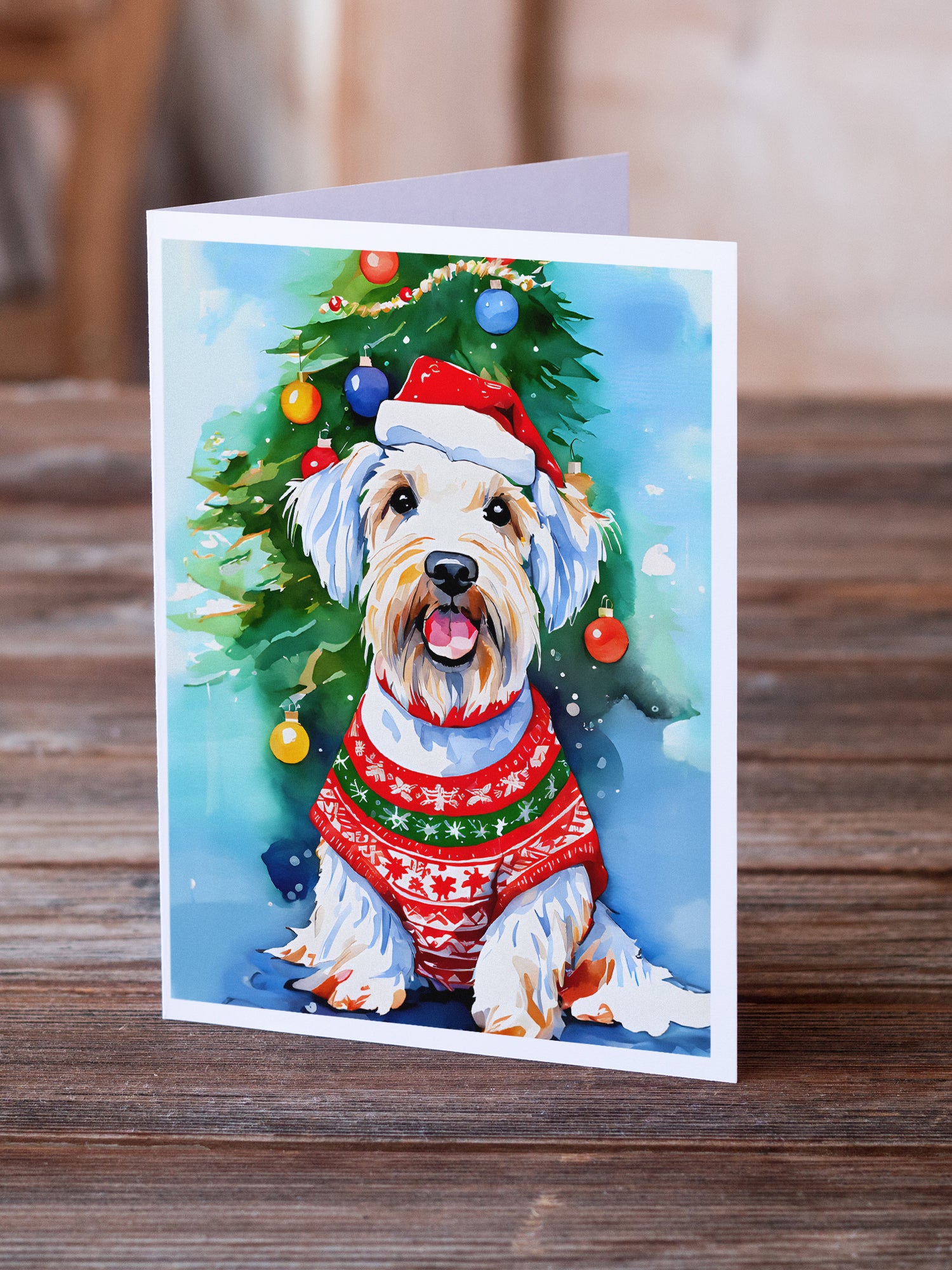 Buy this Sealyham Terrier Christmas Greeting Cards Pack of 8