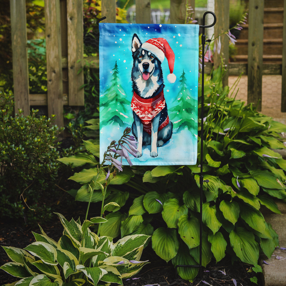 Buy this Siberian Husky Christmas Garden Flag