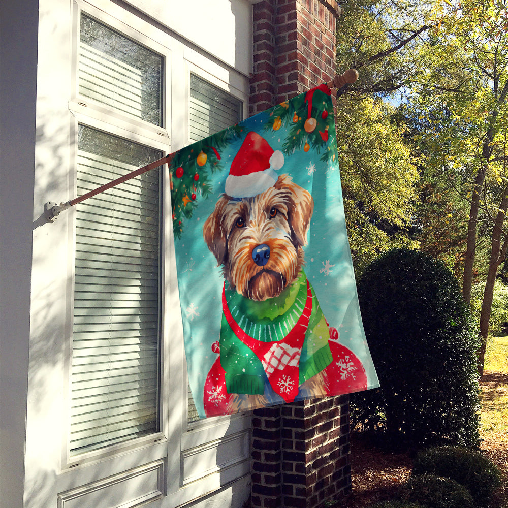 Buy this Wirehaired Pointing Griffon Christmas House Flag