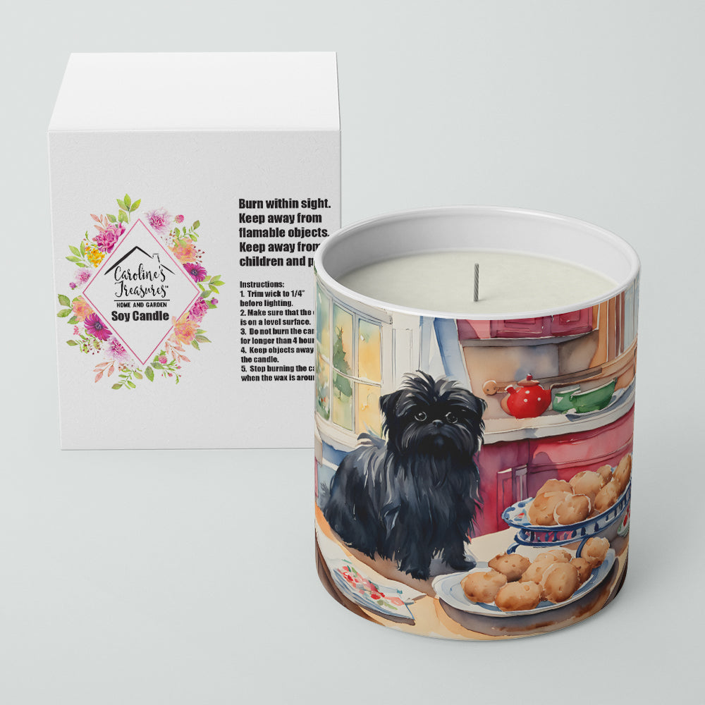 Buy this Affenpinscher Christmas Cookies Decorative Soy Candle