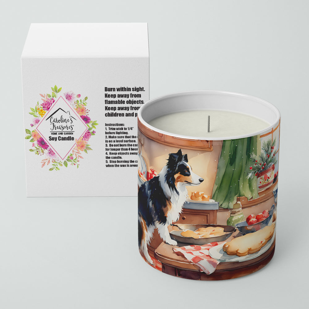 Buy this Border Collie Christmas Cookies Decorative Soy Candle