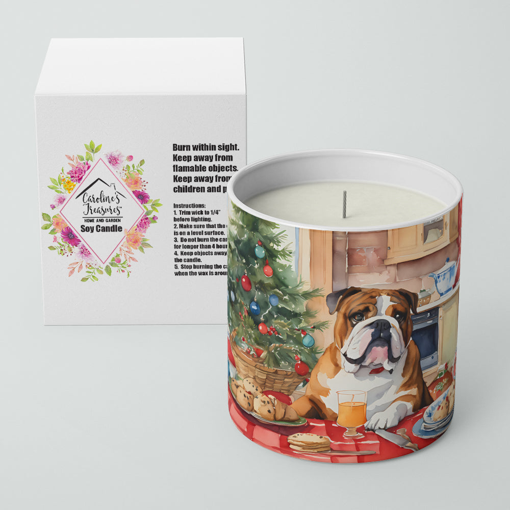 Buy this English Bulldog Christmas Cookies Decorative Soy Candle
